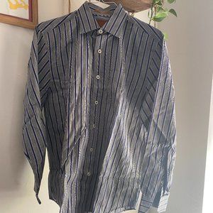 NEW Men's Tommy Bahama l/s striped button down shirt